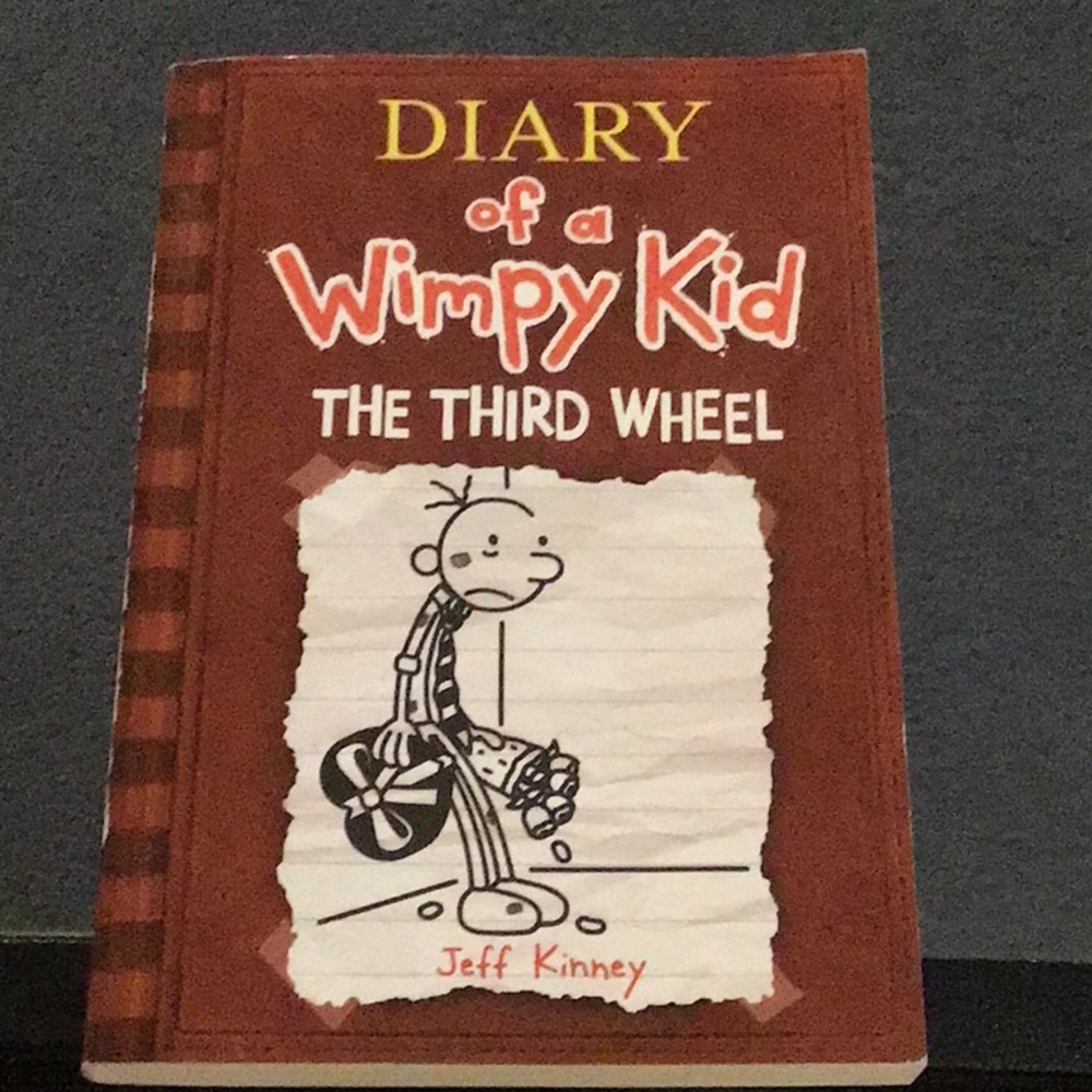 DIARY OF A WIMPY KID, the third wheel, new book